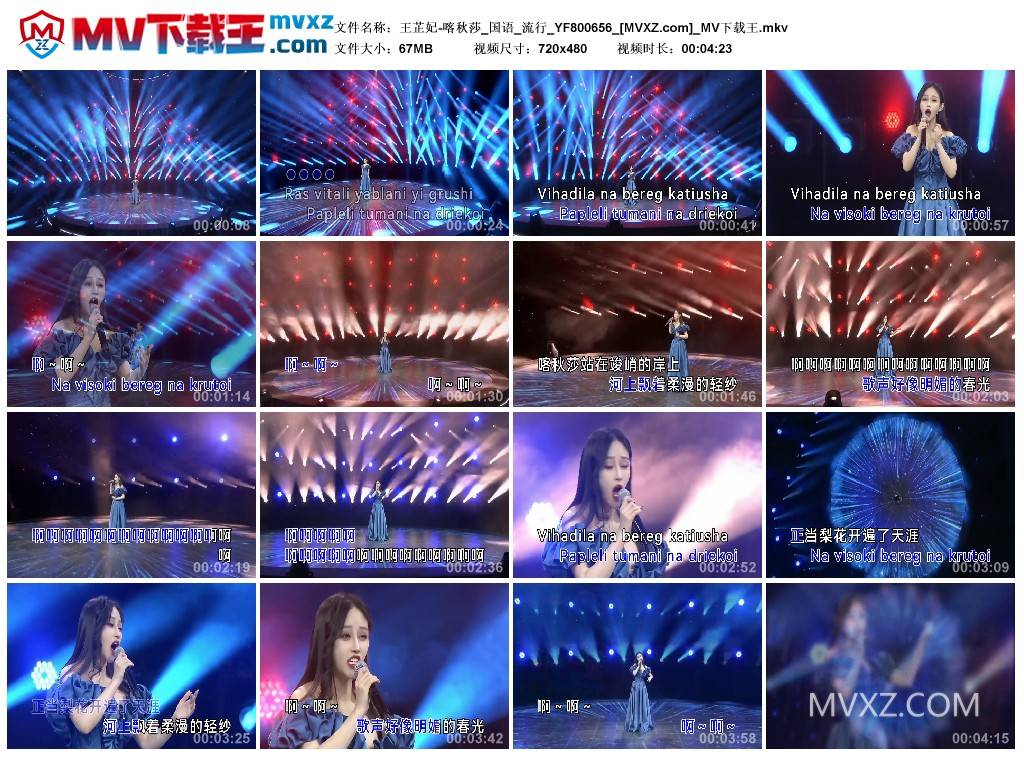 王芷妃-喀秋莎_国语_流行_YF800656